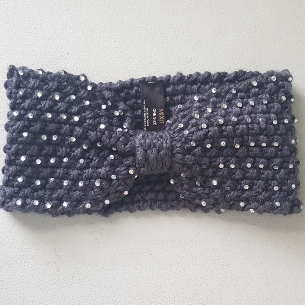 Grey Warm Headband